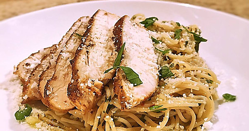 Chicken Aglio Olio
