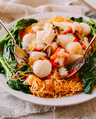 Crispy Seafood Noodles